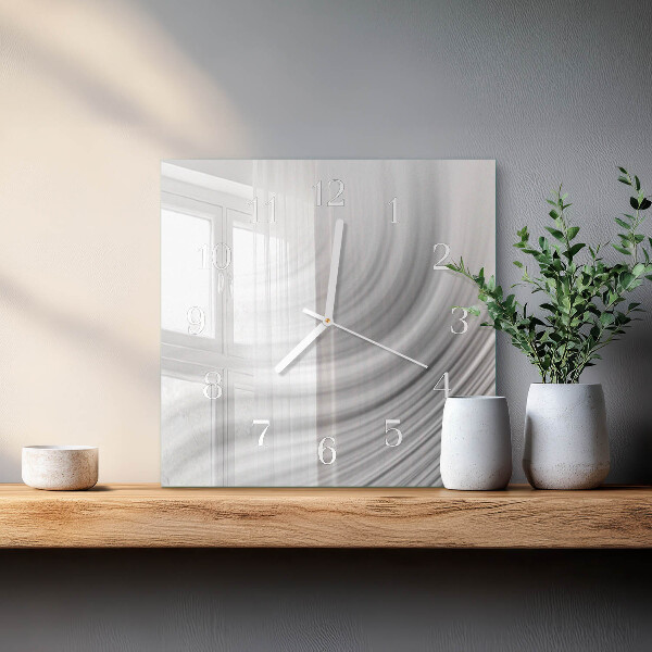 Square wall clock Abstraction