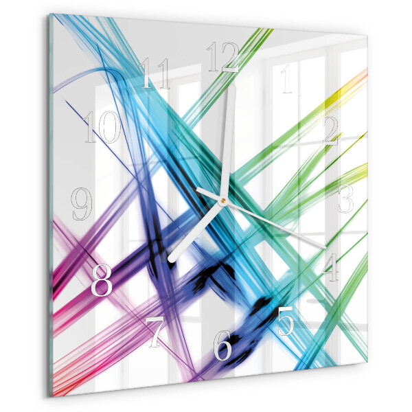 Square wall clock Abstraction