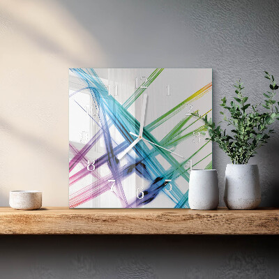 Square wall clock Abstraction