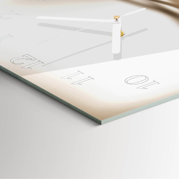 Square wall clock Abstract Lines