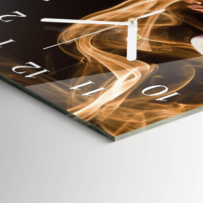 Square wall clock Cup of Coffee