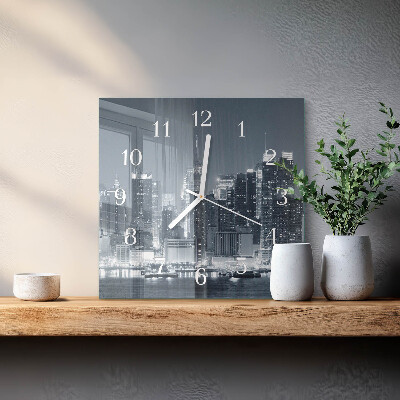 Square wall clock Horizon