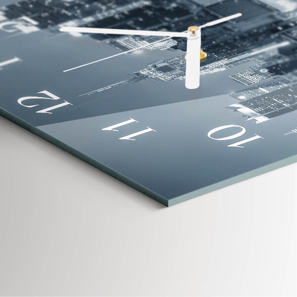 Square wall clock Horizon
