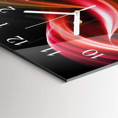 Square wall clock Abstract Lines