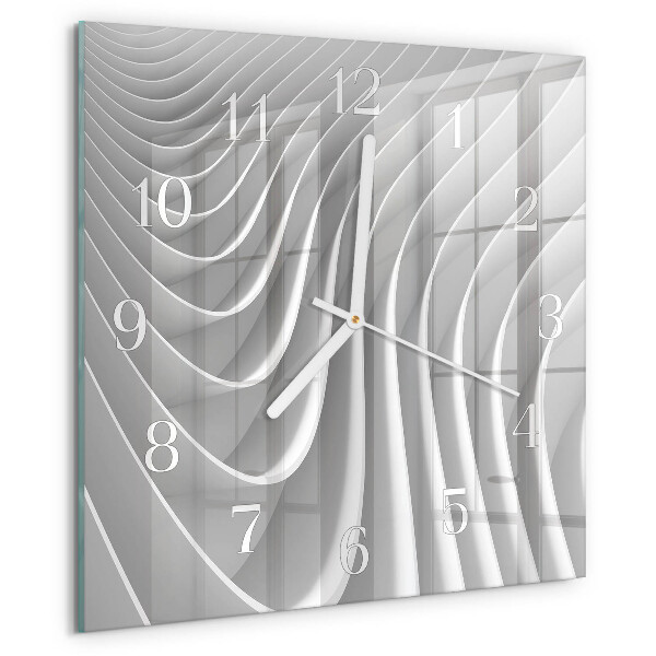 Square wall clock Abstraction