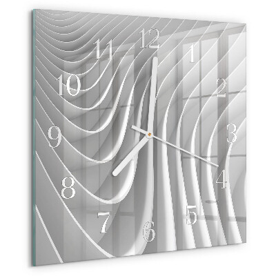 Square wall clock Abstraction