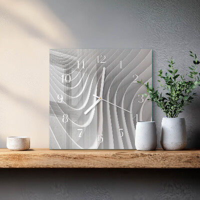 Square wall clock Abstraction