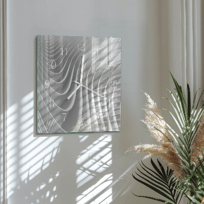 Square wall clock Abstraction