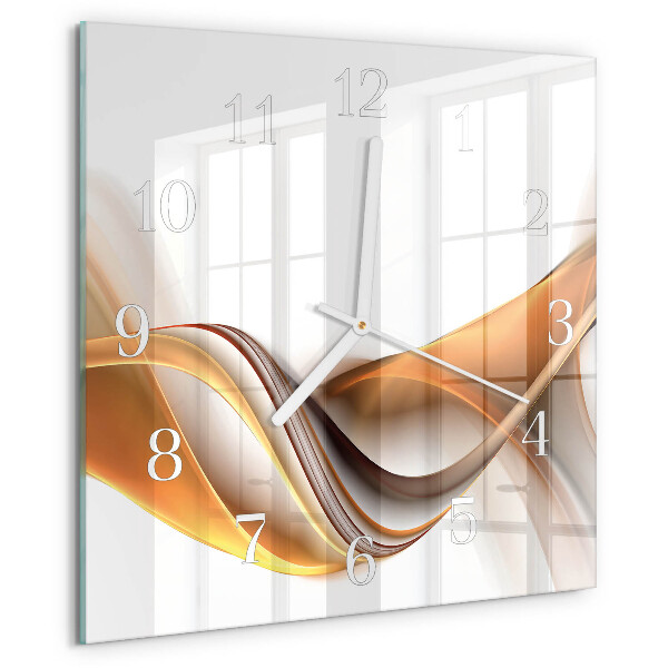 Square wall clock Abstraction