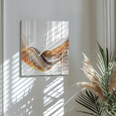Square wall clock Abstraction