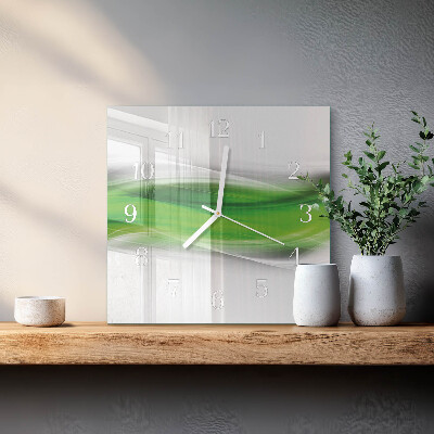 Square wall clock Abstraction