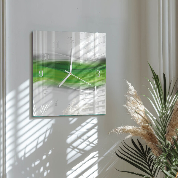 Square wall clock Abstraction