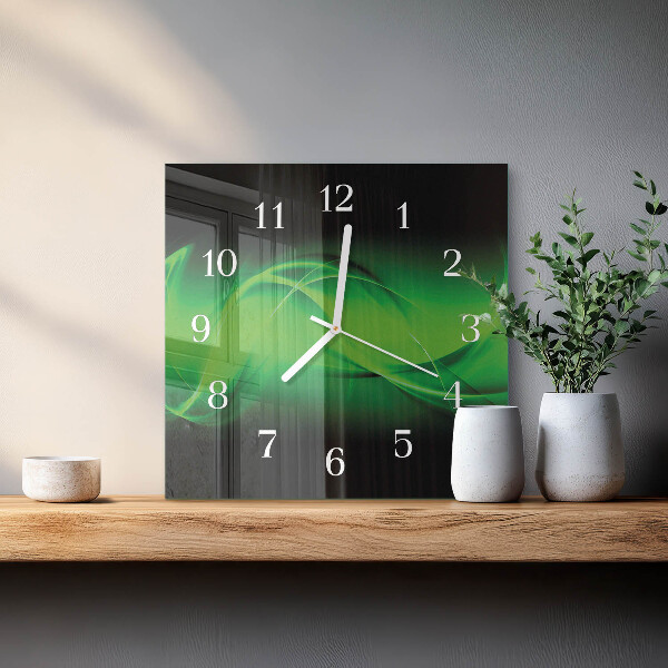 Square wall clock Abstraction