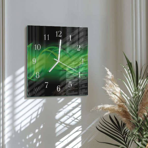 Square wall clock Abstraction