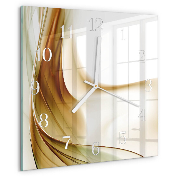Square wall clock Abstraction