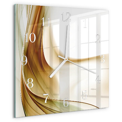 Square wall clock Abstraction