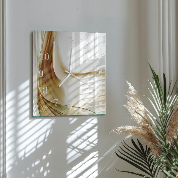 Square wall clock Abstraction