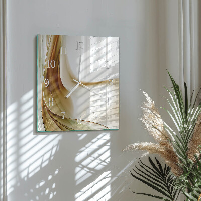 Square wall clock Abstraction