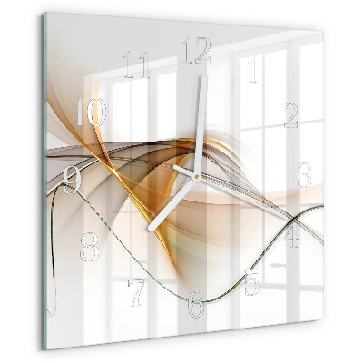 Square wall clock Abstraction