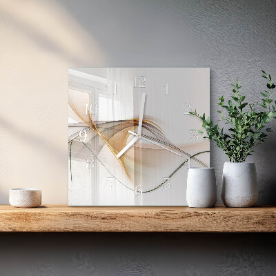 Square wall clock Abstraction