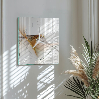 Square wall clock Abstraction