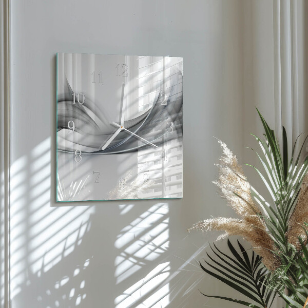Square wall clock Abstraction