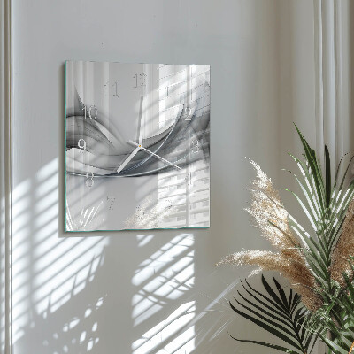 Square wall clock Abstraction