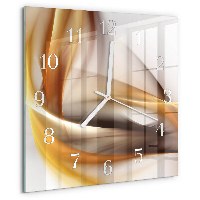Square wall clock Abstraction