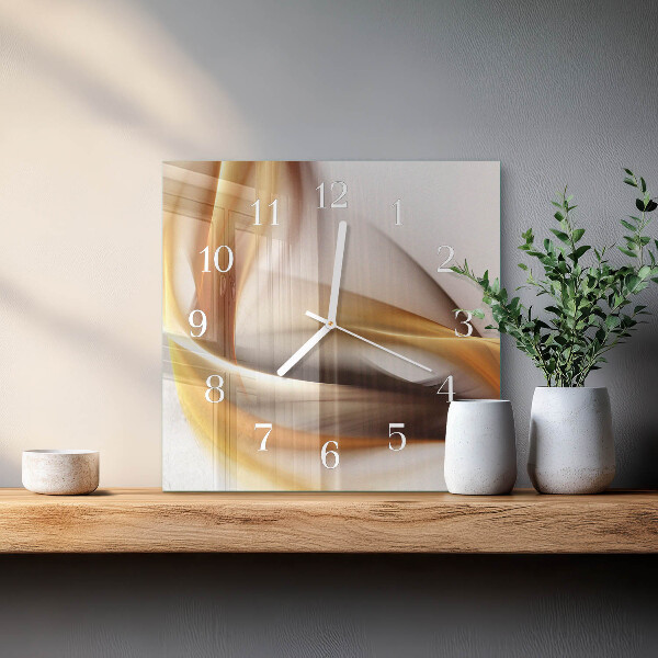 Square wall clock Abstraction