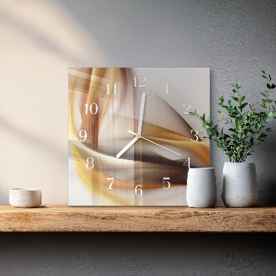 Square wall clock Abstraction