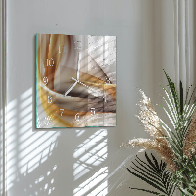 Square wall clock Abstraction