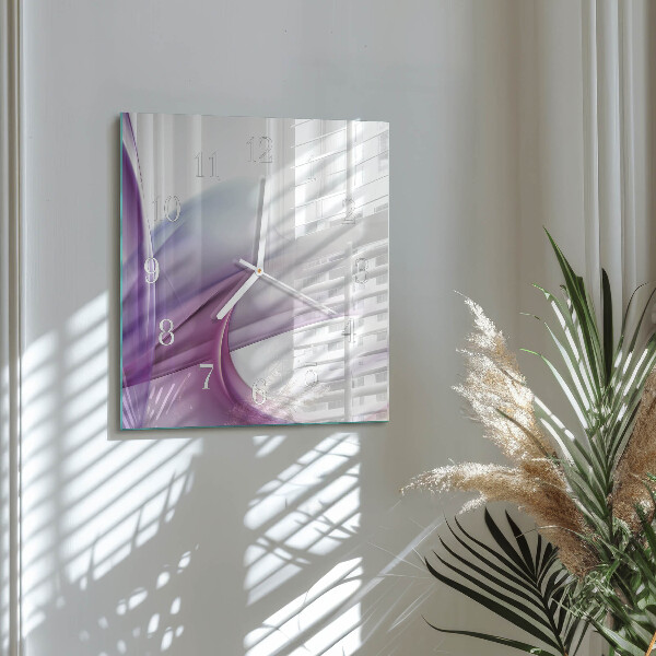 Square wall clock Abstraction