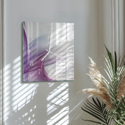 Square wall clock Abstraction