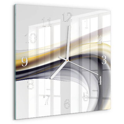 Square wall clock Abstraction