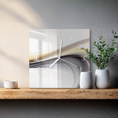 Square wall clock Abstraction