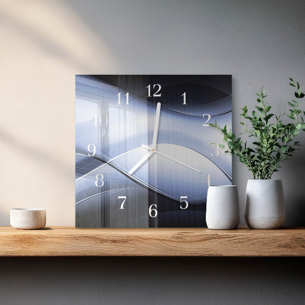 Square wall clock Abstraction