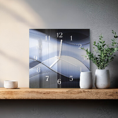 Square wall clock Abstraction