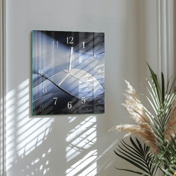 Square wall clock Abstraction