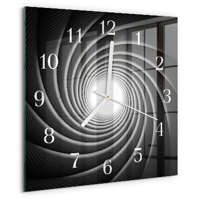 Square wall clock Vortex