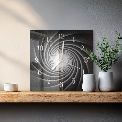 Square wall clock Vortex