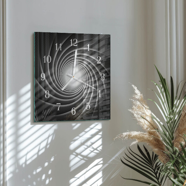 Square wall clock Vortex