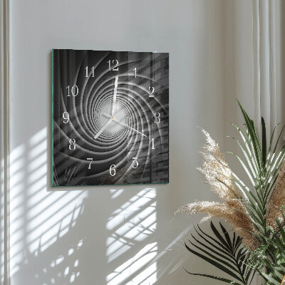 Square wall clock Vortex