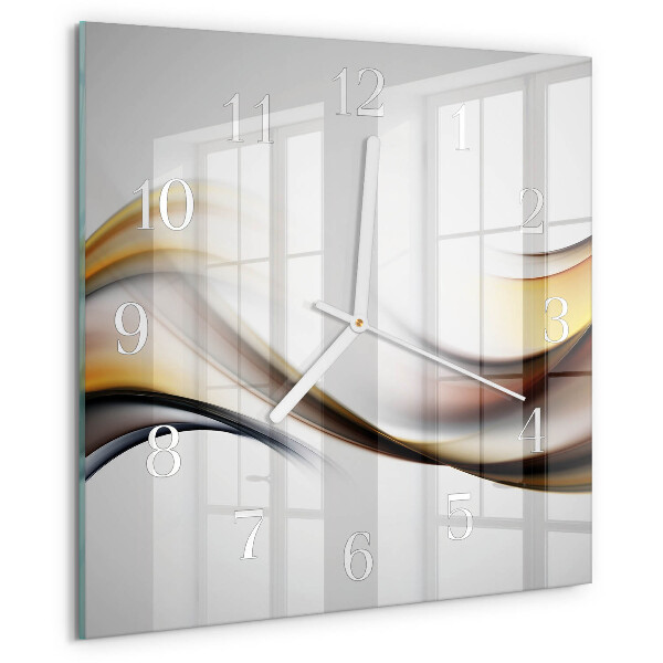 Square wall clock Abstraction