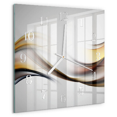 Square wall clock Abstraction