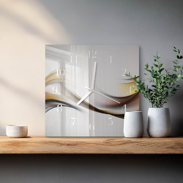 Square wall clock Abstraction