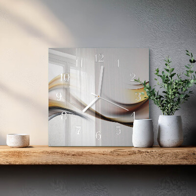 Square wall clock Abstraction