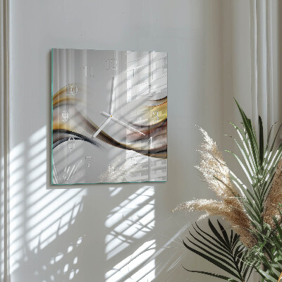 Square wall clock Abstraction