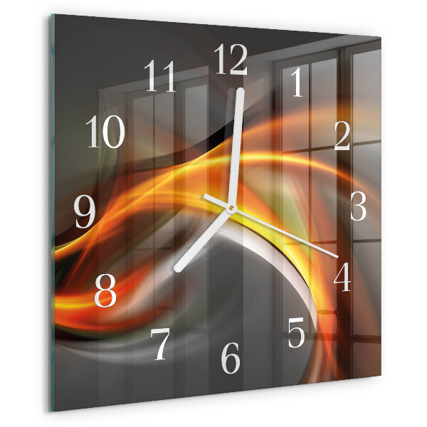 Square wall clock Abstraction