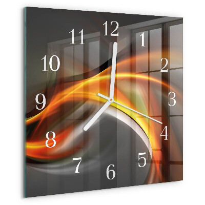 Square wall clock Abstraction