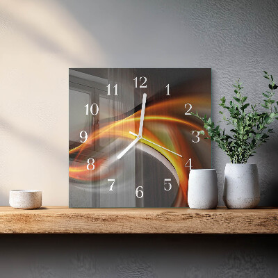 Square wall clock Abstraction